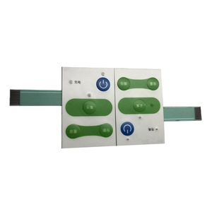 Embossed <strong>Graphic</strong> Overlay <strong>membrane</strong> switch <strong>keyboard</strong> with LEDs - Product Image 1