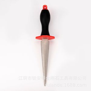 Diamond <b>Knife</b> <b>Sharpening</b> Rod 135mm Stainless Steel Double Sided For Kitchen Outdoor Use - Product Image 3