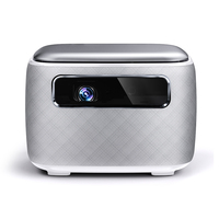 El más nuevo 1280*800P 750 Ansi Lumen Proyector Android 9,0 sistema 2,4 + 5G Wifi de doble banda Video Beamer Mini proyector teléfono móvil