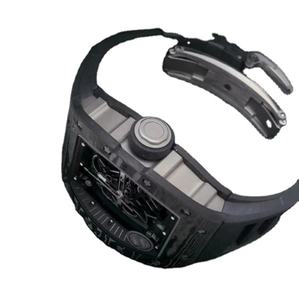 Reloj Mecánico de Alta Calidad con Forma de Barril, Reloj Cronógrafo Automático con Correa de Goma - Product Image 5