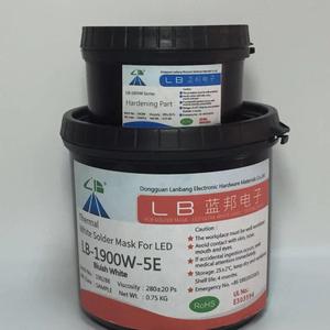 1KG Halogen Miễn Phí ROHS/REACH Trắng PCB Nhiệt Mặt Nạ Hàn Mực - Product Image 2