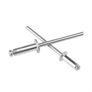 Ensemble de Ritets à extrémité ouverte Rivets aveugles à tête bombée en aluminium Assortiment de rivets Kit de rivets de meubles <span class=keywords><strong>Rivet</strong></span> à tête demi-ronde - Product Image 1