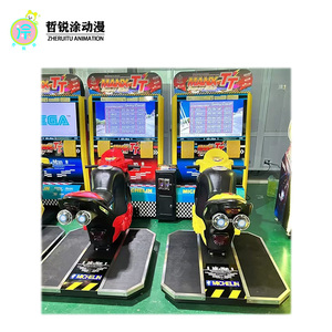 42 pollici TT attack moto dinamico grande due persone simulatore di gioco per adulti macchina per videogiochi città - Product Image 4