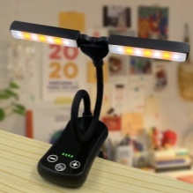 Portable flexible col <span class=keywords><strong>de</strong></span> cygne USB rechargeable bureau nuit lecture led livre clip lumière avec clip pour lire livre au lit - Product Image 2