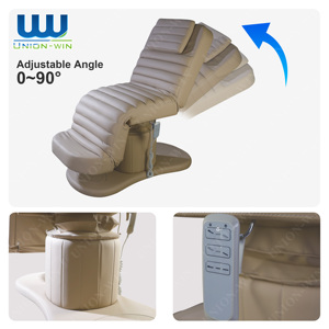 Win Adjustable Foldable Milking Chair Electric Cosmetic Table Luxury Portable Facial Tattoo Beauty Table ElectricLash Bed - Product Image 6