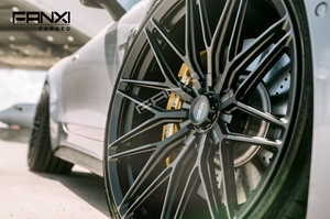 Jantes en alliage de <span class=keywords><strong>voiture</strong></span> 18 - 22 pouces 5x114.3, jantes de rechange noires et rouges pour BMW et McLaren Ford Mustang 2007 <span class=keywords><strong>2021</strong></span> - Product Image 4