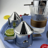 Filtre à café conique sans papier en acier inoxydable 304, style américain, pour usage domestique, portable, réutilisable, avec procédé de gravure