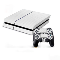 Peau en fibre de carbone de différentes couleurs antidérapantes pour Play Station 5 Game Player