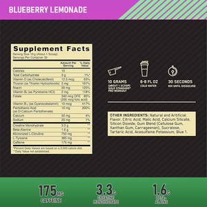 Bebida en Polvo de <span class=keywords><strong>Pre</strong></span>-Entrenamiento OEM ODM <span class=keywords><strong>Gold</strong></span> Standard con Cafeína, Monohidrato de Creatina y Beta-Alanina para Energía de Rendimiento y Concentración - Product Image 2