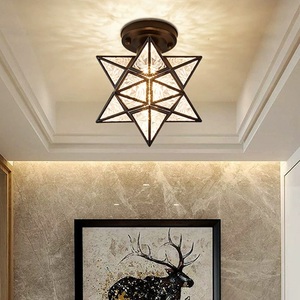 Binnen E27 Lamphouder Plafondlampen Met Vervangbare Lamp Voor Woonkamergang En Slaapkamer - Product Image 4