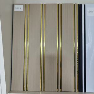 Panneau mural en PVC cannelé laminé, <span class=keywords><strong>prix</strong></span> usine, 300*2900*8MM, emboîtable, étanche, ignifuge, pour décoration intérieure, hôtel, bureau - Product Image 6