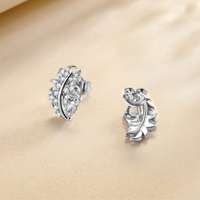 Collection de mariée, boucles d'oreilles en argent sterling 925 plaqué rhodium avec CZ, cadeau pour mariage, demoiselle d'honneur