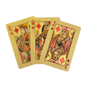 Carte à jouer magique en or 24K <span class=keywords><strong>de</strong></span> haute qualité, carte <span class=keywords><strong>de</strong></span> Poker <span class=keywords><strong>de</strong></span> Casino en plastique, <span class=keywords><strong>jeu</strong></span> <span class=keywords><strong>de</strong></span> société personnalisé, vente en gros, étanche <span class=keywords><strong>avec</strong></span> boîte en cuir - Product Image 6