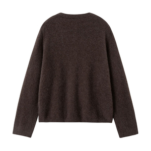 <span class=keywords><strong>Cardigan</strong></span> in Cashmere a maglia monopetto a maglia in Cashmere da donna - Product Image 2