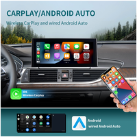Écran multimédia portable KLYDE 10,25 pouces pour voiture, amplificateur, Audi A6 C7, GPS intégré, RGB, Android 11, autoradio, navigation