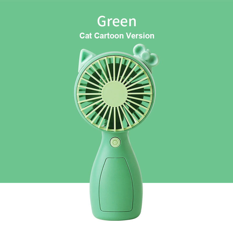 Versione cartone animato gatto-verde