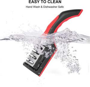 Aiguiseur de couteaux 3 en 1 détachable de haute qualité, céramique, acier au tungstène, acier inoxydable, 4 et 3 étapes - Product Image 3