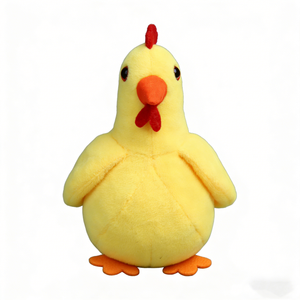 Juguete de peluche de pollo amarillo, animal de peluche suave de 31cm-50cm para niños de 2 a 4 años, juguete de animales de granja unisex - Product Image 5