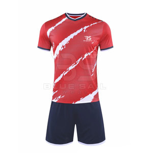 Uniformes de fútbol transpirables de poliéster 100%, servicios OEM, entrenamiento de fútbol, uniformes de fútbol al por mayor - Product Image 1