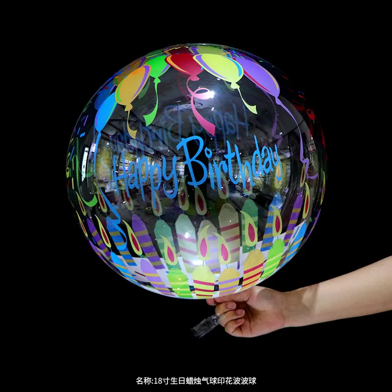 Palloncino a bolle trasparente Jumbo Round Bobo Ballon Stretch Globos De Latex per la decorazione della festa nuziale di natale