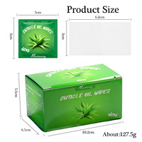 Offre Spéciale – Lot de 100 Mini Films Protecteurs d'Huile Nourrissante pour Ongles – Anti-éclatement des Cuticules, Élimination des Peaux Mortes, Réparation des Bords des Ongles