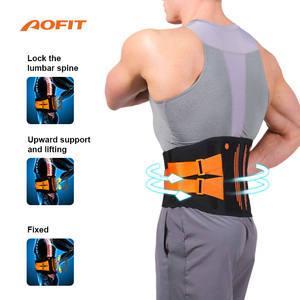 Aofit Nylon Thể Thao Và Tập Thể Dục Eo Hỗ Trợ Thoáng Khí Trở Lại Nẹp Với Vai Thắt Lưng Bảo Vệ Mùa Hè Vành Đai Thắt Lưng - Product Image 2
