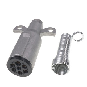 Autonomy 7 Pin Metal Trailer Connector <b>Plug</b> Aluminum 24V Taillight Signal For Semi Trailer Container Repair <b>Replace</b> - Product Image 2
