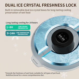 Durevole WIFI Smart automatico alimentatore eco-friendly plastica Dispenser Timer per cani 6 pasti per cibo umido secco per animali domestici - Product Image 3