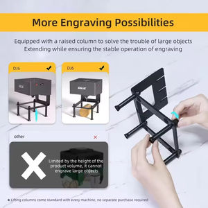 DJ6 Portable et Mini Diy Marquage Découpe et Gravure Laser Fibre de Bureau <span class=keywords><strong>Mr</strong></span>.Carve Machine de Gravure Laser pour Métal - Product Image 4