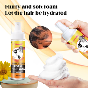 Vente en gros de <span class=keywords><strong>mousse</strong></span> pour contrôle des frisottis, cheveux et boucles, <span class=keywords><strong>tresses</strong></span>, fixateur avec spray - Product Image 4