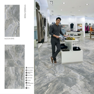 Aston Gris 600x1200mm High Gloss Porcelain Tiles Non Slip Floor Wall Premium Bathroom Design - Product Image 5