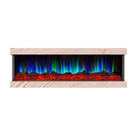 Chauffage électrique de cheminée de flamme 3D de décor de bon prix pour la maison