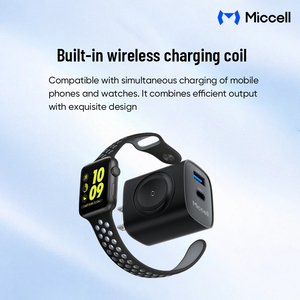 Cargador Rápido Portátil Miccell de 22W GaN con 4 Puertos, Doble USB-C, Compatible con <span class=keywords><strong>iPhone</strong></span> y MacBook - Product Image 6