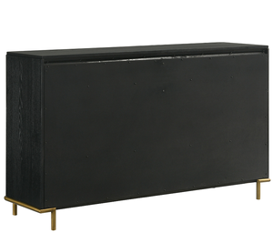 <span class=keywords><strong>Commode</strong></span> moderne noire à 6 tiroirs en chêne massif écologique pour chambre à coucher - Product Image 2