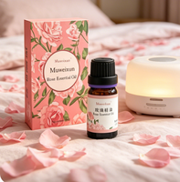 Huile Essentielle de Rose 100% Pure, Naturelle, Rosa Damascena, Distillée à la Vapeur, Huile de Rose Bulgare, Fournisseur en Gros OEM ODM