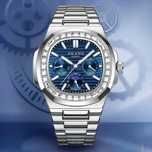 Reloj Mecánico para Hombre AILANG 6001, <span class=keywords><strong>Precio</strong></span> de Fábrica, Diseño Clásico de Lujo, Manecillas Luminosas, Movimiento Automático Multifuncional - Product Image 3