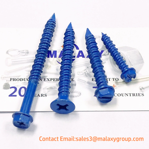 MALAXY 75 TORNILLOS PARA CRETO3/16X2-3/4 PULGADA AZUL TORN CONCRETO 1/4x1 1/4 C/HEXAG TORCON AZUL - Product Image 5