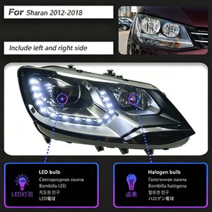 Conjunto de Faros Delanteros Bi-Xenón Modificados con Luz de Giro LED para VW <span class=keywords><strong>Sharan</strong></span> <span class=keywords><strong>2014</strong></span>, Repuestos para Automóviles - Product Image 3