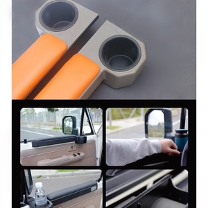 Porte-gobelets magnétique robuste en acier inoxydable pour accoudoir de porte Toyota LC70 Series LC71/76/78/79 - Product Image 3