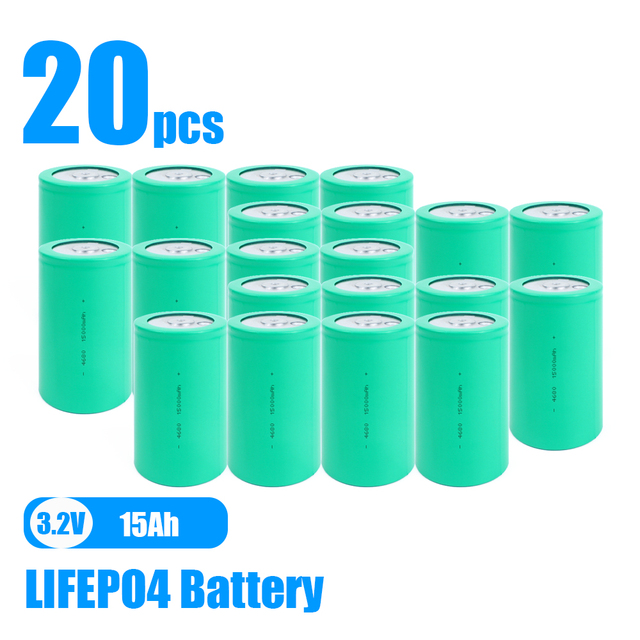 BYD Lifepo4 Battery 3.2V 15Ah Rechargeable Original Brand New Grade a Batteries for Solar System RV EV E-scooter
