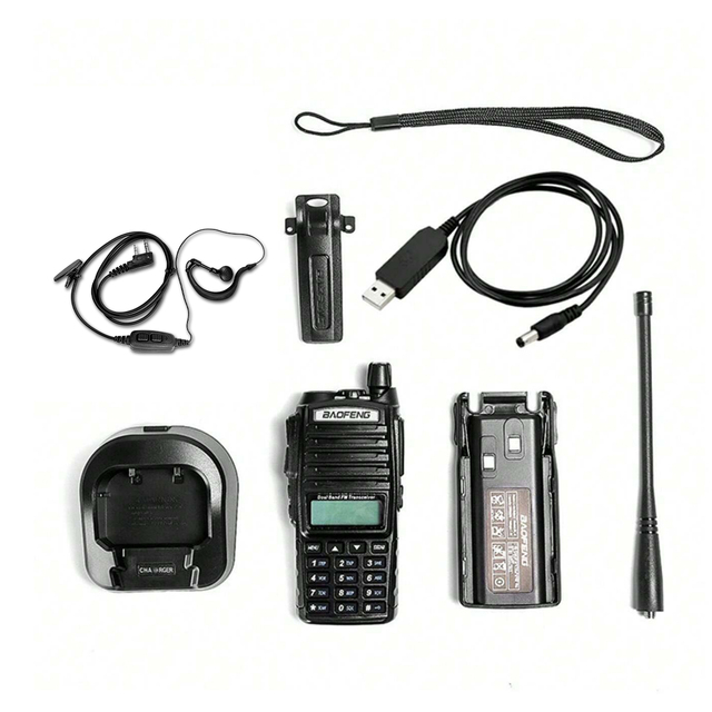 Baofeng UV-82 8W High Power DMR Walkie Talkie with 10KM Long Ran Dual PTT UHF & VHF Ham Radios