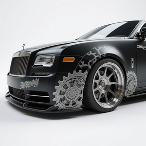 Pegatina para parachoques troquelada extraíble con logotipo personalizado - Product Image 2