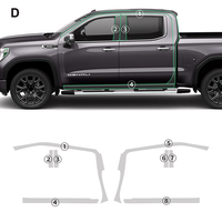 Film de protection transparent mat en TPU en gros pour GMC Sierra AT4 DENALI SLT 2019-2021, pré-découpé, personnalisation complète du véhicule