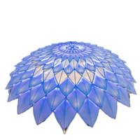 Dôme Tensile en ETFE/PTFE en forme de Fleur de Lotus, Toiture à Membrane Architecturale, Façade de Bâtiment Moderne Écologique pour Structures de Parcs