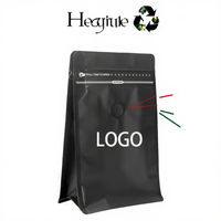 Sachet Doypack Composé Écologique pour Grains de Café, Pochette d'Emballage Recyclable pour Grains de Café, Service d'Impression de Logo Personnalisé