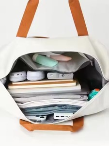 Bagages de cabine étanches avec logo personnalisé sac de sport pour hommes et femmes sac de sport étanche avec compartiment à chaussures sac de voyage sportif - Product Image 5