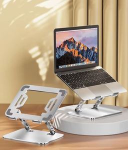 Ergonomic 17 Inches Laptop <b>Stand</b> Metal Holder Compatible Computer Riser for Desktop Laptop Elevator - Product Image 5