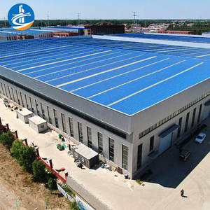 1000제곱미터 조립식 기성 철골 구조 창고 건물 - Product Image 1