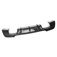 Diffuseur de pare-chocs en fibre de carbone MTECH pour BMW Série 3 2 portes 2010-2013 E92 E93 avec sorties d'échappement doubles style MT et embouts quadruples