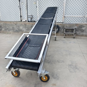 Lichtgewicht draagbare transportbanden met 220 volt elektromotoren voor het verplaatsen van grond en grind, transportbanden voor het laden van grond op vrachtwagens - Product Image 3